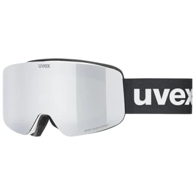 Afbeelding van uvex pwdr FM, Skibril Unisex kinderen, white matt/silver clear, one size
