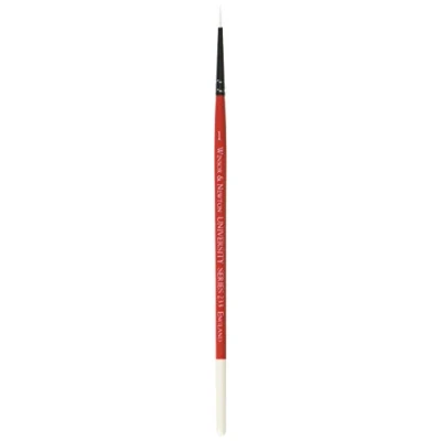 Afbeelding van Winsor &amp; Newton 5423001 University kunstenaarspenseel voor olieverf, acrylverf en aquarelverf Rond penseel Nr. 1 lange Steel,