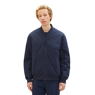 Afbeelding van TOM Tailor Denim Padded Jacket Bomberjacks, Heren, Maat: XL, Sky captain blue
