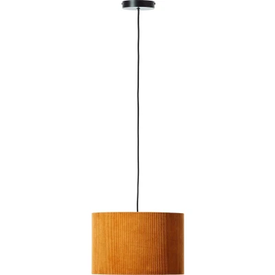 Afbeelding van Brilliant Tony Hanglamp E27 max 1x25W Ribstof Oranje