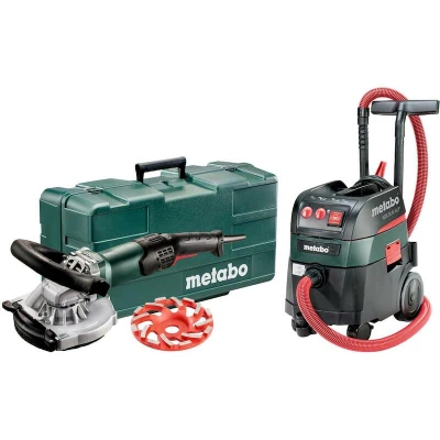 Afbeelding van METABO RSEV 19 125 RT + ASR 35 M ACP SET comboset renovatieslijper in kunststof koffer alleszuiger klasse 691001000
