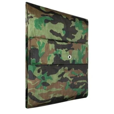 Afbeelding van KOTARBAU® Afdekzeil Polyethyleen 3 x 6 m Camouflage 80 g/m2 Waterdicht Zeil Afdekking Beschermzeil voor Meubels uv bestendig bescherming buiten