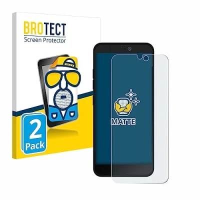 Afbeelding van BROTECT (2 Stuks) Antireflecterende Beschermfolie voor Fairphone 3 Plus Anti Glare Screen Protector, Mat, Ontspiegelend