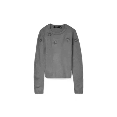 Afbeelding van VERO MODA Trui &#039;VMROSE&#039; grijs gemêleerd