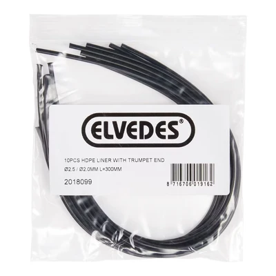 Afbeelding van Elvedes Liner met trompetje 2,5/2mm 300mm(10)HDPE 2018099