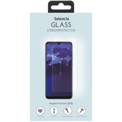 Afbeelding van Screenprotector Huawei P Smart Plus (2019): Selencia Gehard Glas