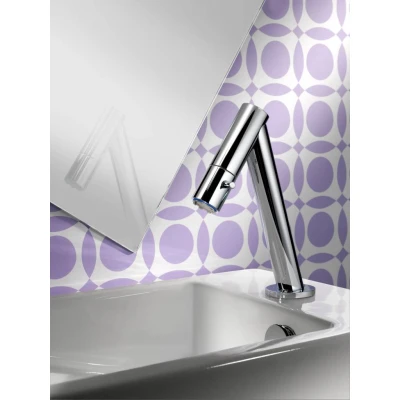 Afbeelding van HotBath Dude Fonteinkraan opbouw uitloop 8.95cm schuin Chroom