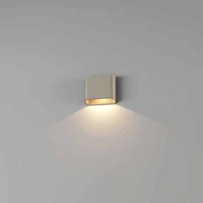Afbeelding van Artdelight Wandlamp DIAZ 1L Champagne WL CP