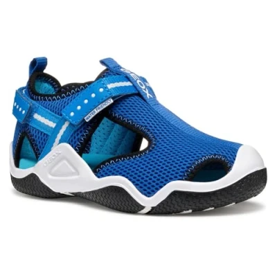 Afbeelding van Geox JR Wader Outdoorsandalen voor kinderen, Maat: 38, Royal Textiel/ synthetisch