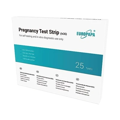 Afbeelding van EUROPAPA® Healthcare 25 stuks ultragevoelige zwangerschapstest vroegtest vroege (25 stuks)
