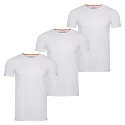 Afbeelding van riverso RIVLenny T shirt voor heren, regular fit, set van 3 stuks, ronde hals, korte mouwen, licht katoen, vlamgaren, effen, zwart, wit, grijs, blauw, groen, S, M, L, XL, XXL, 3XL, 4XL, 5XL, XL