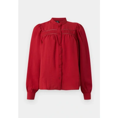 Afbeelding van Vero Moda Vmemma Overhemdblouse, Dames, Maat: Small, Karanda red