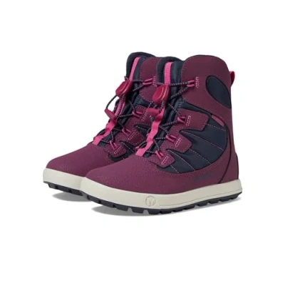 Afbeelding van Merrell SNOW BANK 4.0 Wtrpf Unisex Snowboots voor kinderen, Maat: 38, Navy/berry Leer en textiel