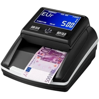 Afbeelding van STANEW Bankbiljettentester en Geldtelmachine, 2 in 1, Valutateller met Oplaadbare batterij, voor Valse Euro&#039;s, Dollars, Britse Ponden, Compact Gebruik Transport