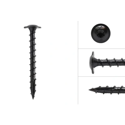 Afbeelding van Tellerkopschroeven Zwart AR coating 6.0 x 60 mm Torx 30 Per Stuk