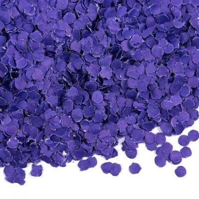 Afbeelding van Paarse confetti papier 100gr