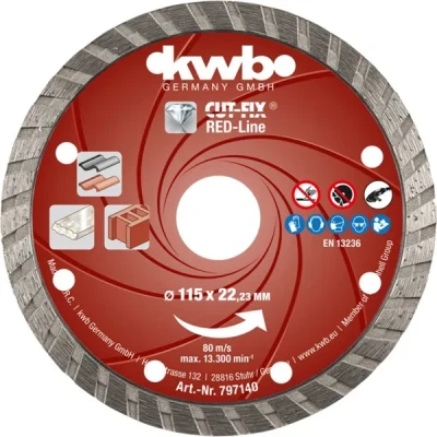 Afbeelding van Diamantschijf cutfix red 115x22 mm KWB