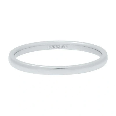 Afbeelding van iXXXi Small Smooth Vulring 2mm Silver maat 17
