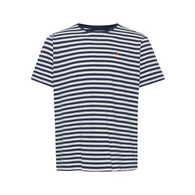 Afbeelding van Blend Bhdinton Striped TEE Tshirt print, Heren, Maat: Medium, Dress blues