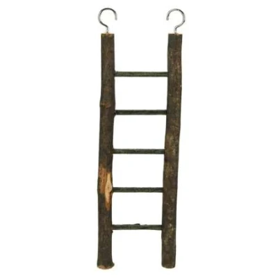 Afbeelding van Beeztees zi vogelladder hout 5 treden 21,5x7 cm