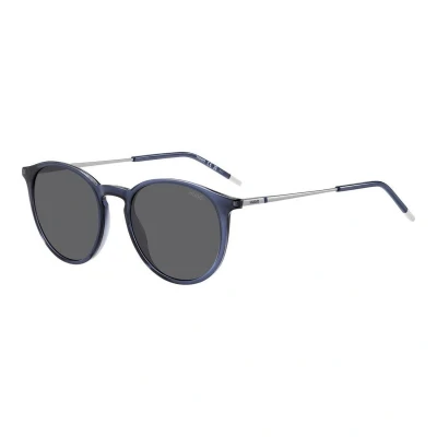 Afbeelding van Hugo HG 1286/S Mannen Zonnebril, blauw zilver