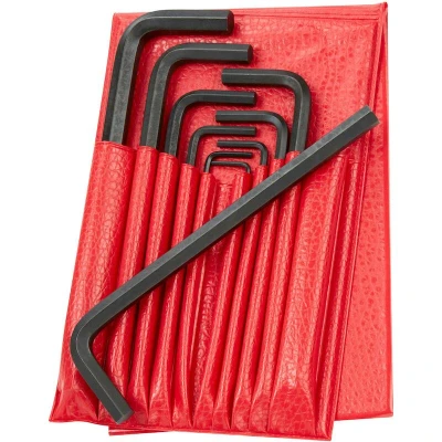 Afbeelding van Facom set 10 inbussleutels 6 kant, in etui, inch maten 83H.JU10