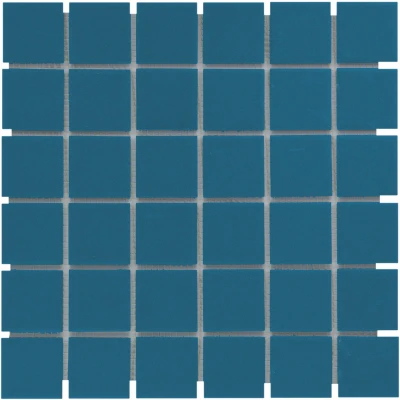 Afbeelding van The Mosaic Factory London Vierkant Blue 4,8x4,8 cm
