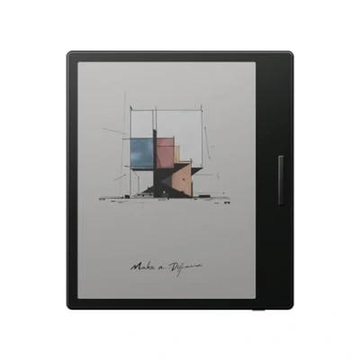 Afbeelding van BOOX Go Color 7 Wit e inkt reader met 7&quot; kleuren display, android 12, play store, bladerknoppen
