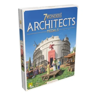 Afbeelding van Repos Production, 7 Wonders Architects medals, uitbreiding, familiespel, strategiespel, 2 spelers, vanaf 8 jaar, 25 minuten, Duits