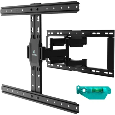 Afbeelding van ONKRON TV Wandhouder kantelbaar voor 32 90 inch TV&#039;s tot 50 kg, ultra dunne uitschuifbaar en max VESA 600x400 Beugel Wand, Kantelarm Zwart SM6 B