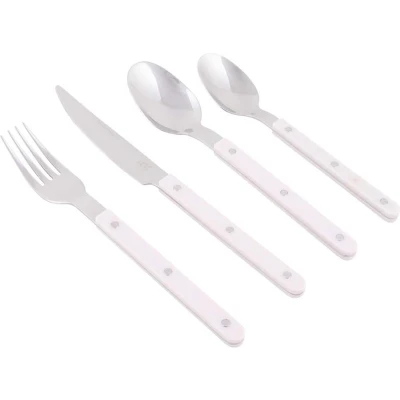 Afbeelding van Bo Camp Pastel Bestekset Honfleur RVS 16 Delig 4 Personen Lila