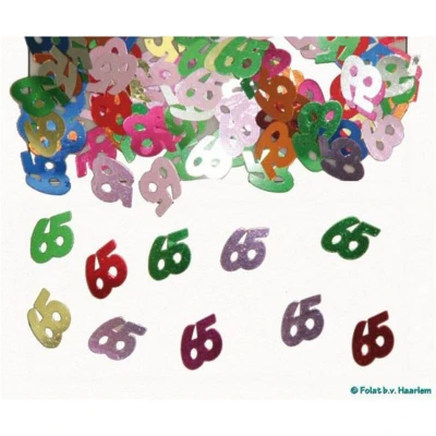 Afbeelding van Confetti 65 jaar