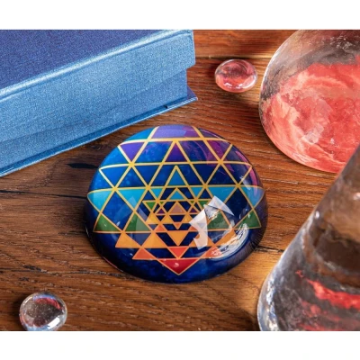 Afbeelding van Kristallen object Sri Yantra