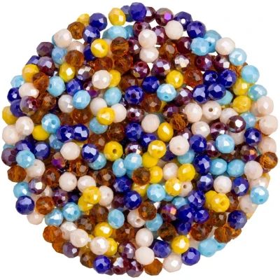 Afbeelding van Facetkralen Rondell (4 x 3 mm) PeachPuff (400 Stuks) Kralen voor Sieraden Dreambeads