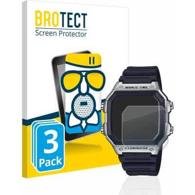 Afbeelding van BROTECT Screenprotector voor Casio AE 1200WH 1CVEF Folie Beschermfolie Beschermglas matte (3 Stuks)