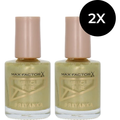 Afbeelding van Max Factor Miracle Pure Priyanka Nagellak 714 Sunrise Glow (set van 2)