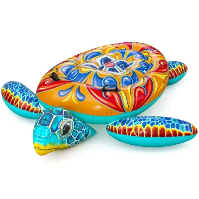 Afbeelding van Bestway® Mediterranean Turtle™ Opblaasschildpad voor Kinderen 1,83 m x 1,73