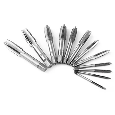 Afbeelding van Schroef Tap Set, 12 stks Schroefdraad Set Rechte Fluiten Geschikt Voor M3/M4/M6/M8/M10/M12 Ambachtslieden