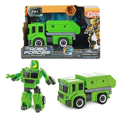 Afbeelding van Toi Toys Veranderrobot Vuilniswagen