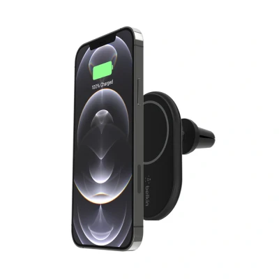 Afbeelding van Belkin Magnetic Wireless Car Vent Mount + Charger 10w Black