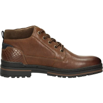 Afbeelding van Australian Middelburg Veterschoenen Hoog cognac Maat 49