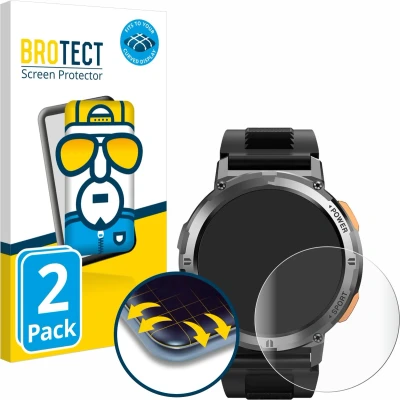 Afbeelding van BROTECT Screenprotector voor Kospet Tank T2 Folie Beschermfolie transparant volledig dekking (2 Stuks)