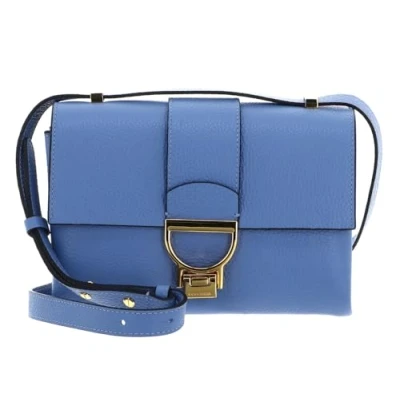 Afbeelding van COCCINELLE Leren Schoudertas Arlettis Handbag Azul Blauw