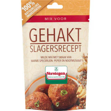 Afbeelding van Verstegen Mix voor gehakt slagersrecept