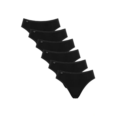 Afbeelding van Sloggi 6 PACK Slip, Dames, Maat: 46, Schwarz