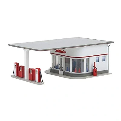 Afbeelding van Faller 50s Filling station FA130590 modelbouwsets, hobbybouwspeelgoed voor kinderen, modelverf en accessoires