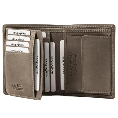 Afbeelding van MATADOR 6402 heren unisex portemonnee vrouwen, grijs