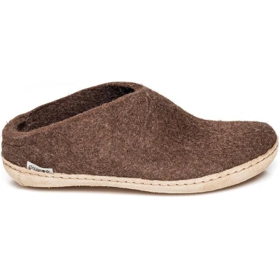 Afbeelding van Glerups Pantoffels, Dames, Maat: 41, Brown Wol