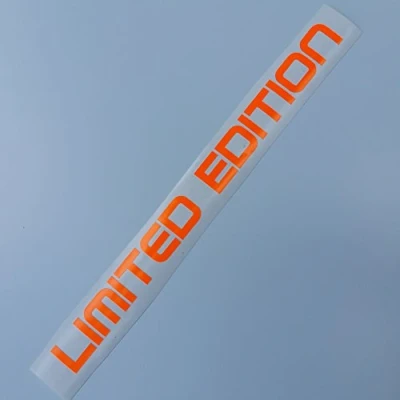 Afbeelding van folien zentrum Limited Edition Neon Orange 20 x 1,5 cm hoogwaardige sticker auto tuning OEM &amp; JDM autosticker grappige stickers voor stickerbomb Made in Germany