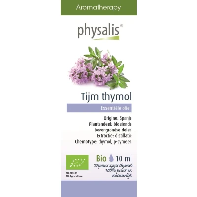 Afbeelding van Physalis Aromatherapy Tijm Thymol 10ML